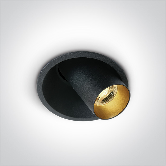 11107C/B/W BLACK COB 6,5W WW 700mA 36deg ADJUSTABLE DARK LIGHT