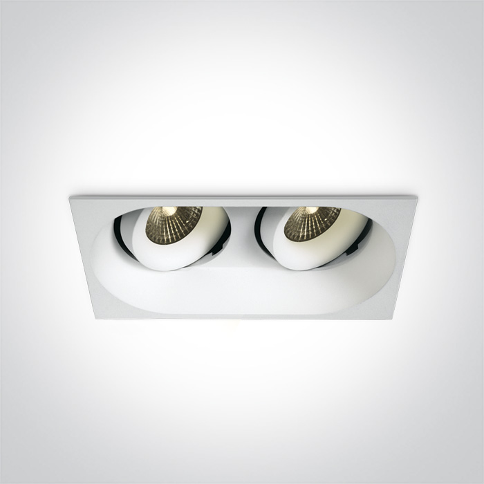 11207WD/W/W WHITE 2x6,5W WW 700mA IP54 ADJUSTABLE DARK LIGHT
