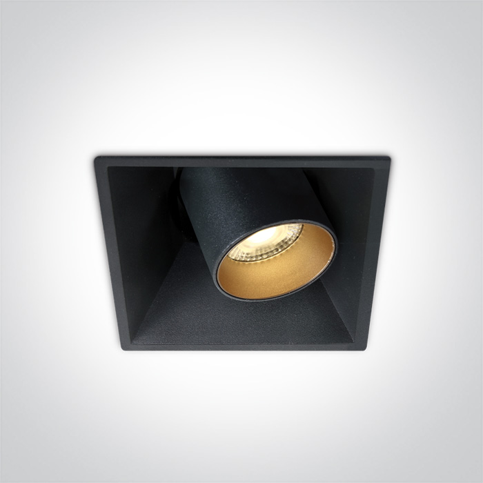 51111C/B/W BLACK COB 11W WW IP20 38deg 230V ADJUSTABLE DARK LIGHT