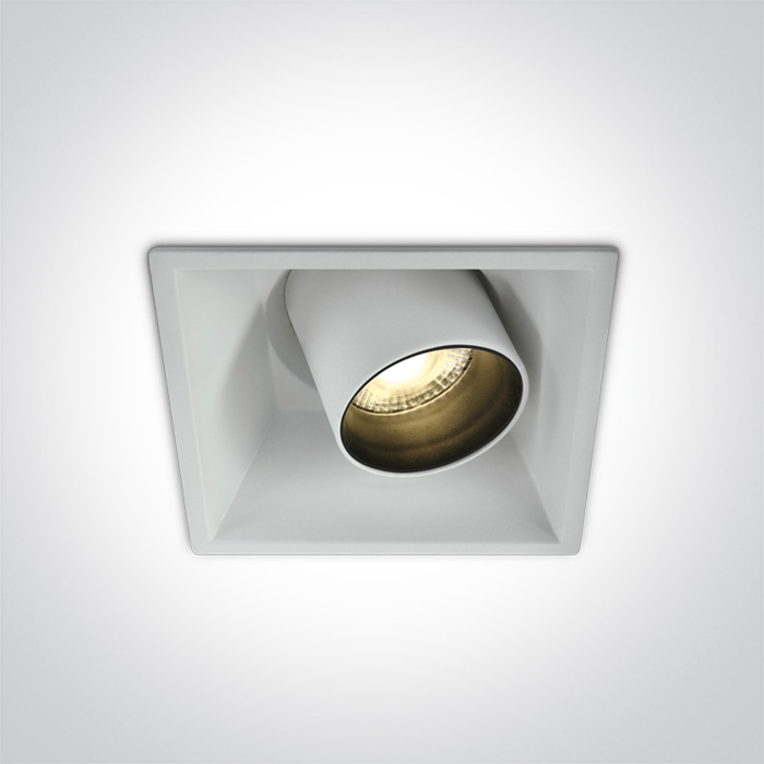 51111C/W/W WHITE COB 11W WW IP20 38deg 230V ADJUSTABLE DARK LIGHT