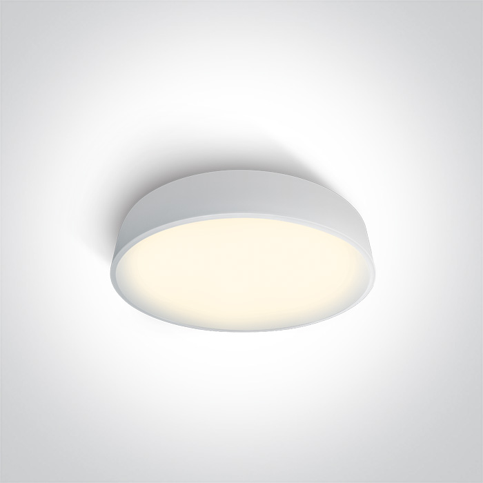 62118D/W/W WHITE PLAFO LED 20W WW IP20 230V