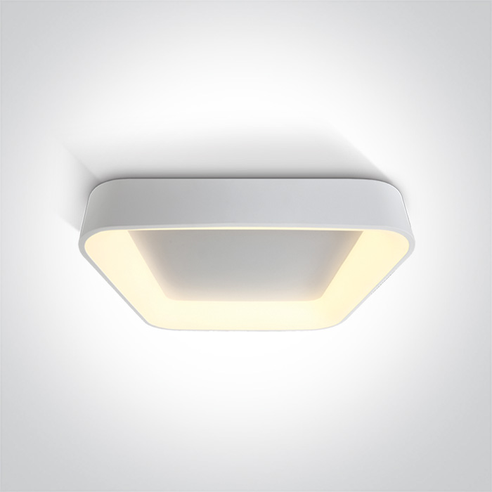62142NA/W/W WHITE SQUARE PLAFO LED 50W WW IP20 230V