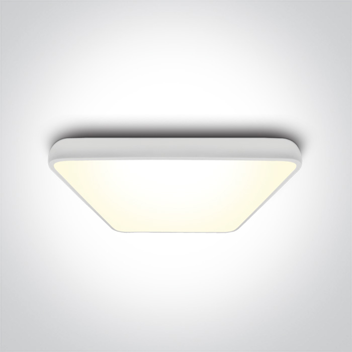 62160A/W/W WHITE SQUARE PLAFO LED 62W WW IP20 230V