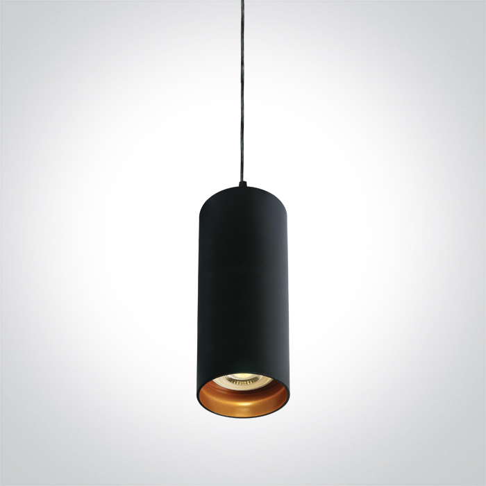 63105N/B BLACK PENDANT GU10 10W DARK LIGHT