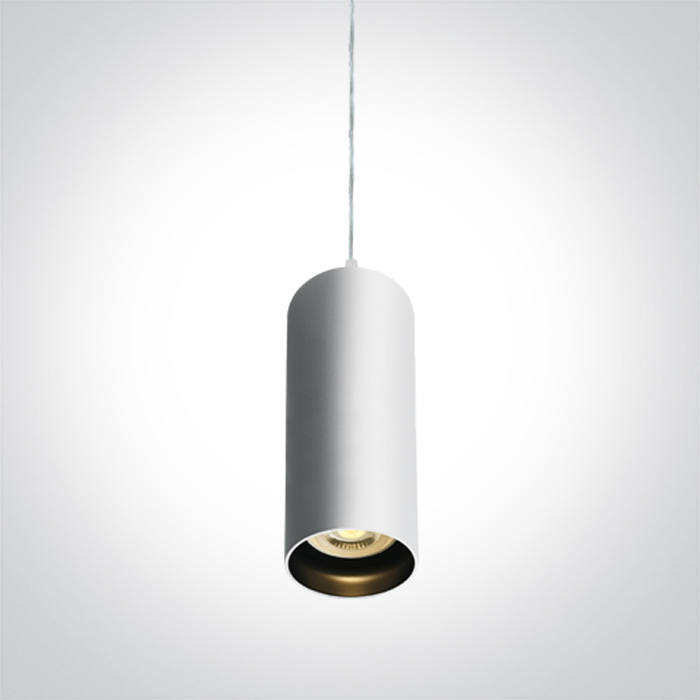 63105N/W WHITE PENDANT GU10 10W DARK LIGHT