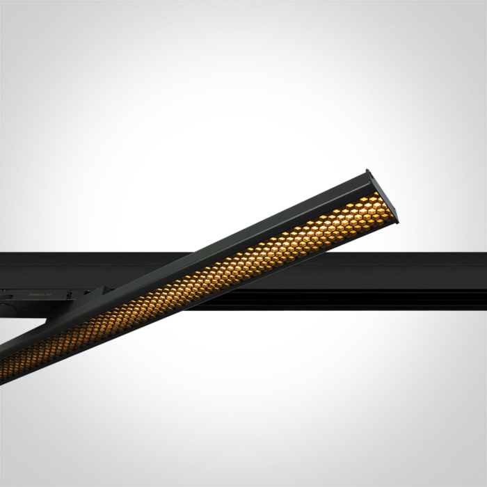 65172AT/B/V BLACK 30W CCTV HONEYCOMB UGR19 IP20 230V