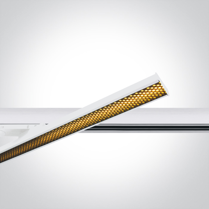 65172AT/W/V WHITE 30W CCTV HONEYCOMB UGR19 IP20 230V