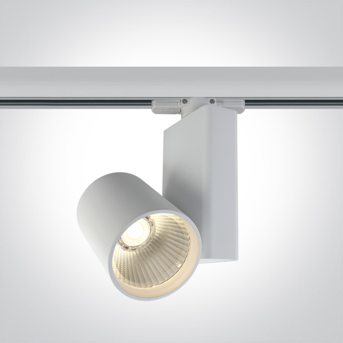 65611NT/W/W WHITE COB 15W WW TRACK SPOT 230V