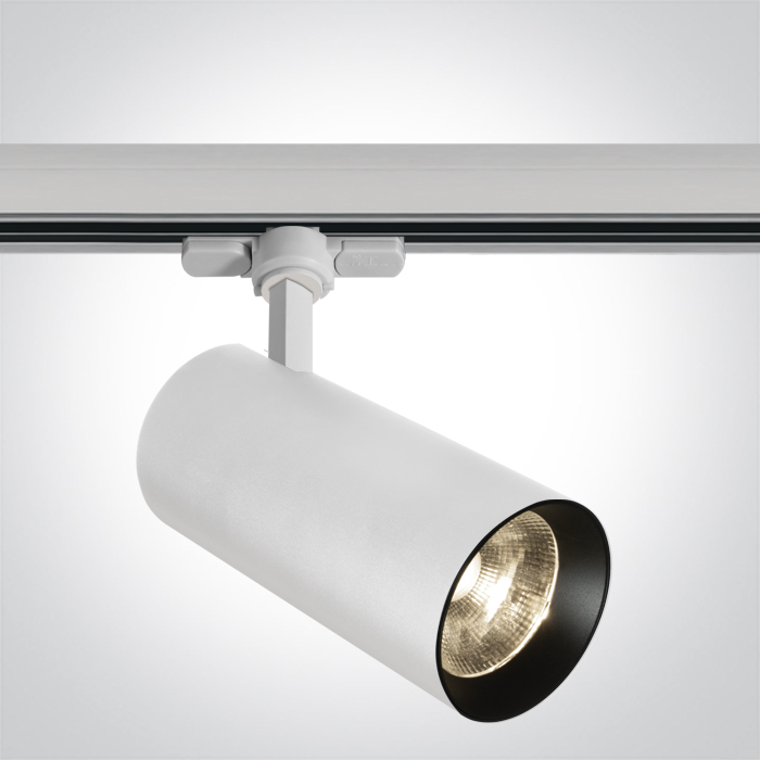 65642CT/W/C WHITE COB 30W CW TRACK SPOT 230V