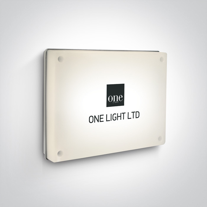 67364/G/W GREY WALL LIGHT PHOTOCELL LED 8W WW IP54 230V