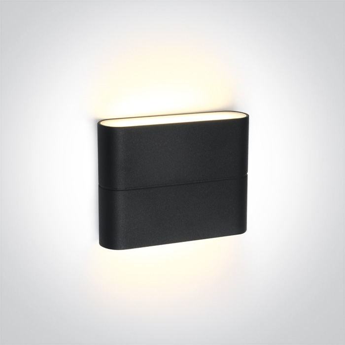 67376/AN/W ANTHRACITE WALL LIGHT 2x3W WW IP54 230V