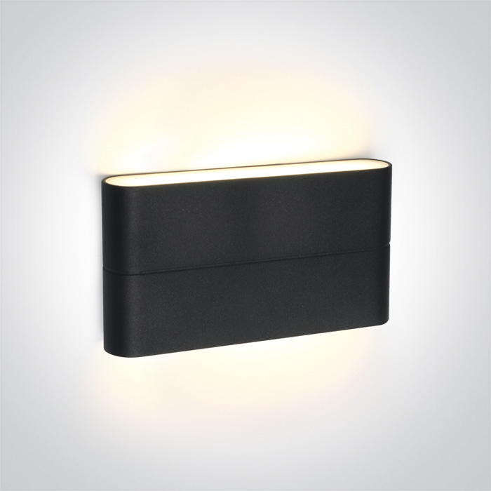 67376A/AN/W ANTHRACITE WALL LIGHT 2x6W WW IP54 230V