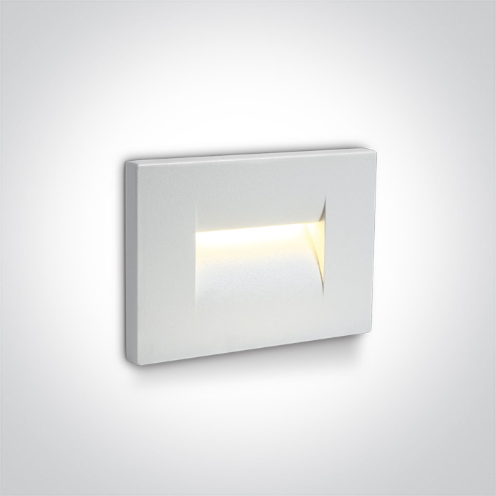 68064/W/W WHITE WALL RECESSED 3,6W WW IP65 100-240V