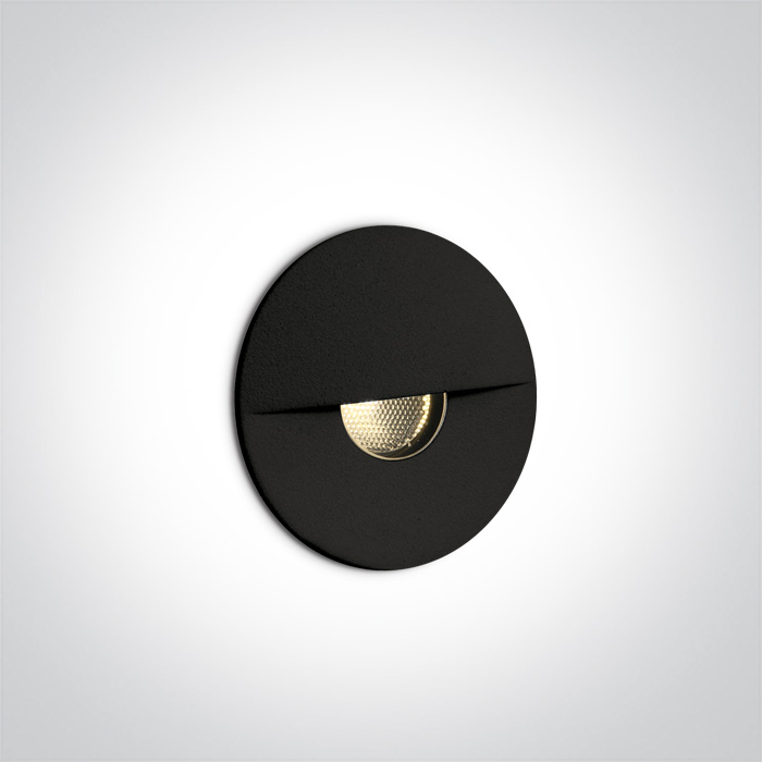 68070/B/W BLACK WALL/STEP COB 1W WW IP65 350mA