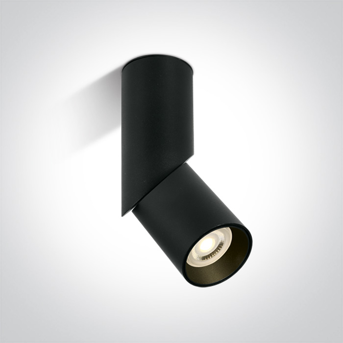 12105E4/B BLACK GU10 10W DARK LIGHT