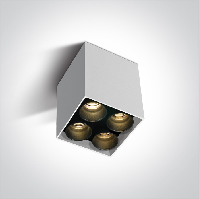 12406C/W/W WHITE 10W WW IP20 230V DARK LIGHT