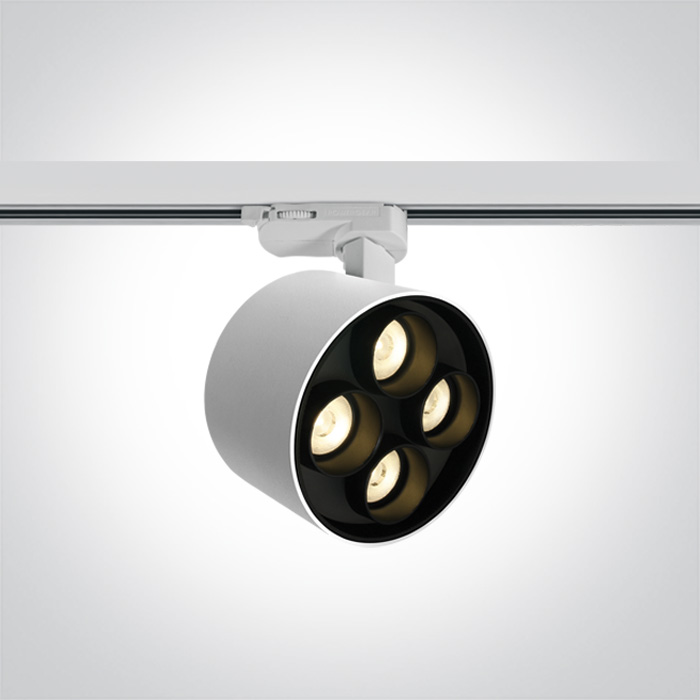 65656CT/W/W WHITE 24W TRACK SPOT WW IP20 230V DARK LIGHT